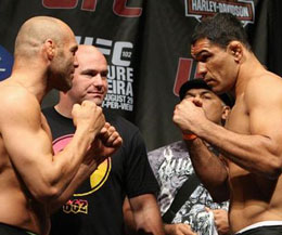 The official weigh-in results for Saturday’s UFC 102 event