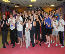 Another group of brand new kcikboxers all started their second kickboxing class tonight at ProKick HQ