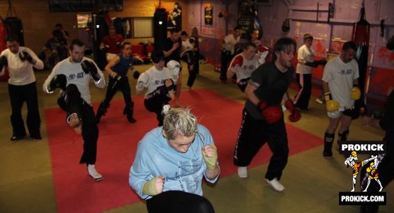 Working up a sweat the new sparring wannabes in cardio Action.-week2-no2