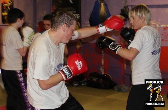 Looking calm and collected two of our new Sparring Squad in Action.50