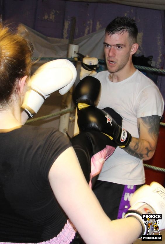 Ring Action, Ursula and new sparring member Stephen Fisher.54