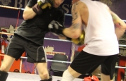Johnny and Darren working the body in the ring.-24