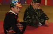 Soldier boy and Riley roo at the fancy dress special.117