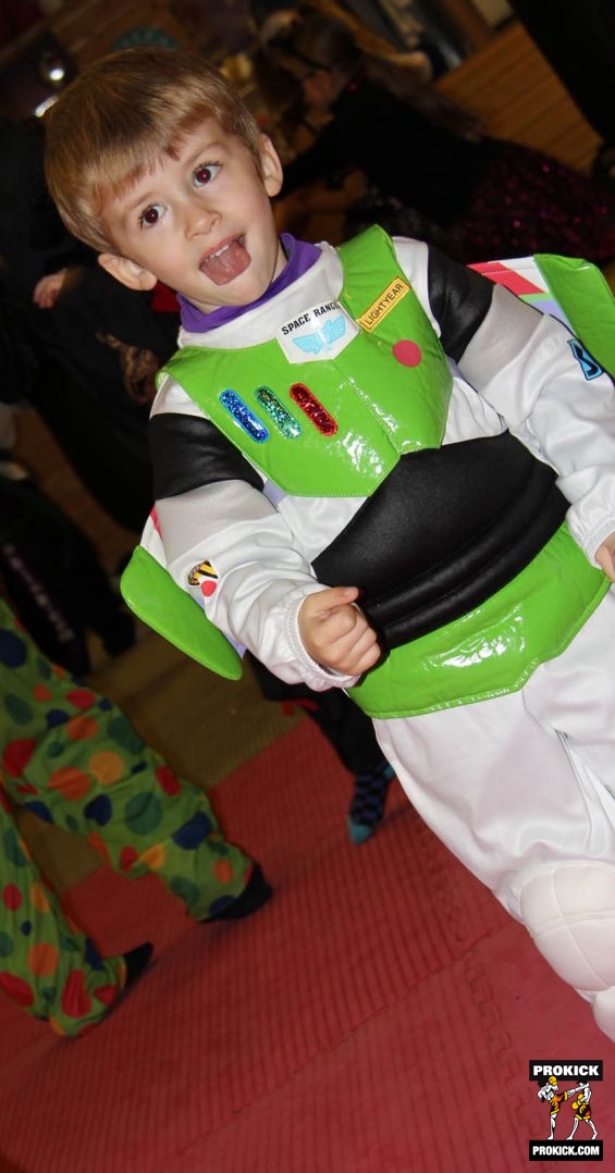 Buzz was ready for take off at the ProKick Fright night fancy dress.13