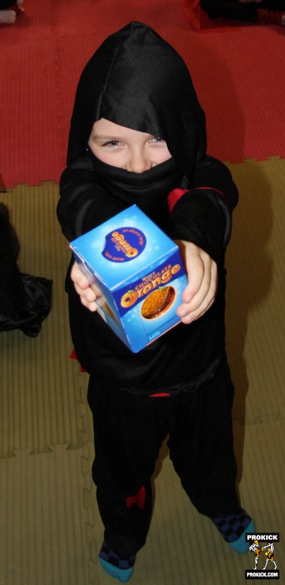 Master Ninja wins a Chocolate Orange watch mum doesn't steal it.17