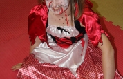 Lauren red riding hood at the fancy dress special.41