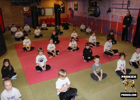 Showing their discipline the December 2012 belt graders.