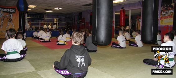 From Green to new beginners ProKick kids taking part in the Christmas grading.