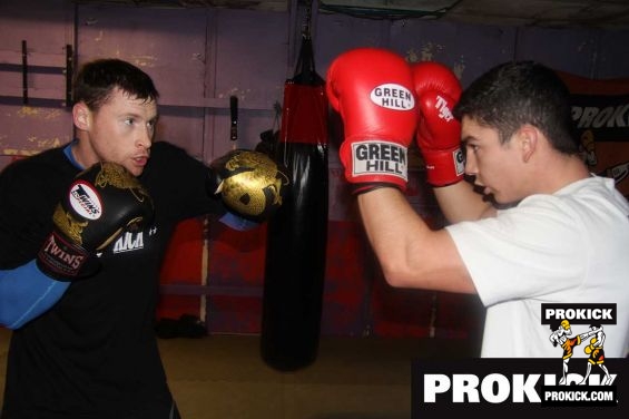 Boxing training at Boot Camp