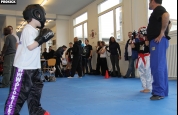 Action from Geneva fight day - Riley ready and waiting on his fight