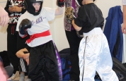ProKicks Joseph Millar age 7 in kickboxing action