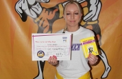 Lauren Kendall new prokick kickboxing orange belt