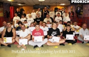 Prokick kickboxing grading Day April 2013
