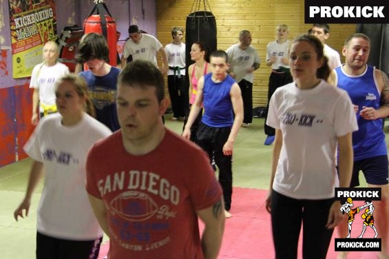 Prokick Members Ready for Kickboxing Grade