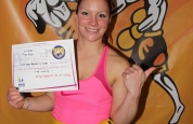 Rowena Bolt new prokick kickboxing orange belt