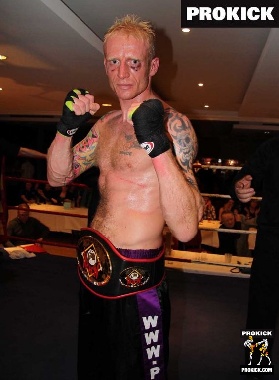 New Big Kickboxing Belter Darren McMullan new champion