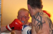 Eye-eye Darran McMullan in fight action