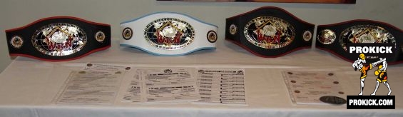 WKN Belts For Aberdeen Event