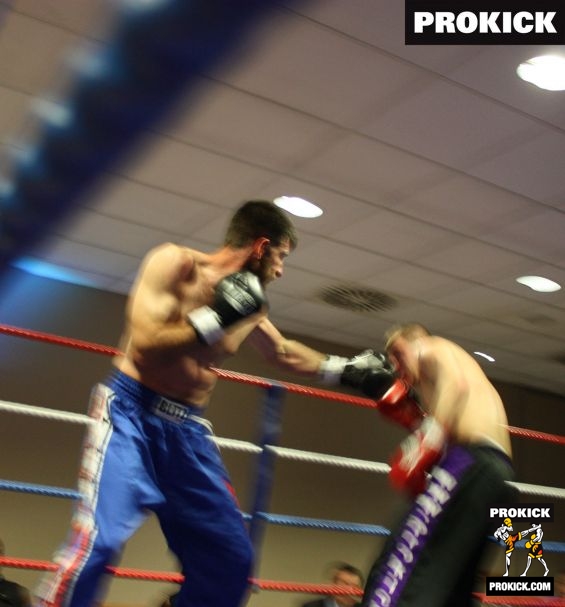 Lee in Fight Action with Alex at Cox event in London