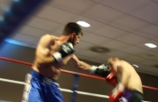 Lee in Fight Action with Alex at Cox event in London