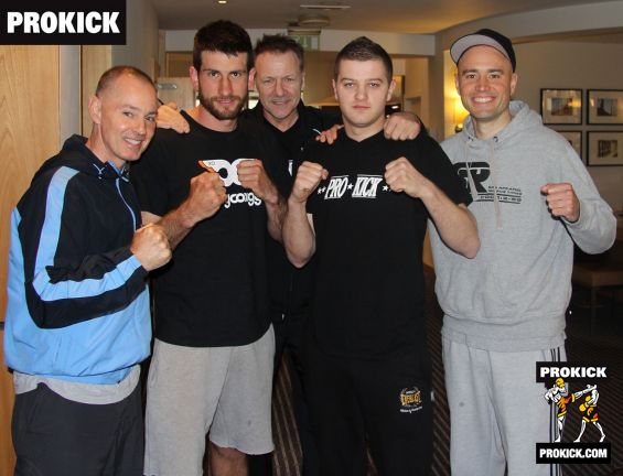 London kickboxing event Team Cox Vs Team ProKick weigh-ins