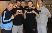 London kickboxing event Team Cox Vs Team ProKick weigh-ins