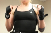 New kickboxing champion Samantha Robb