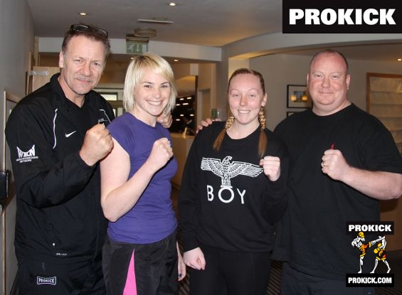 Team ProKick with Team Ryan at weigh-ins