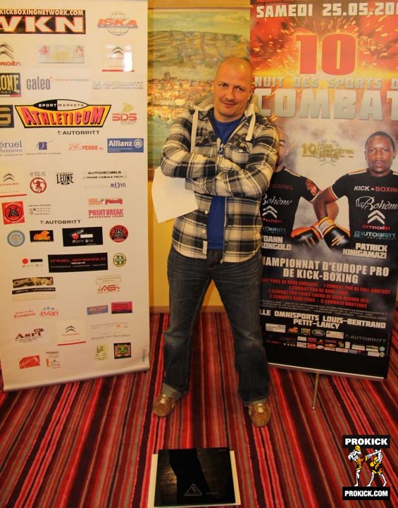 Mr Carl Emery Co-Promoter for the Geneva Kickboxing Event