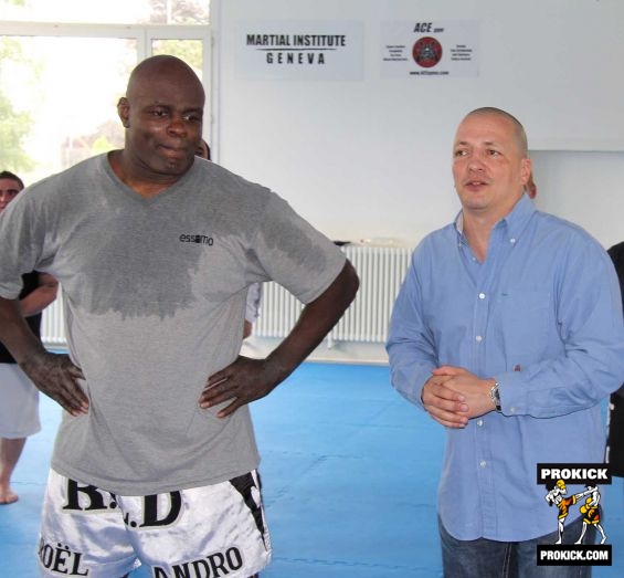 Ernesto Hoost with Carl Emery Geneva Switzerland