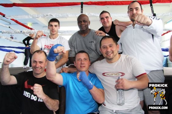 French kickboxers at Ernesto Hoost in Geneva