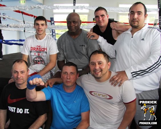 French kickers with Ernesto Hoost in Switzerland