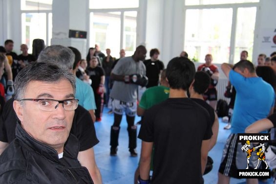 Jean Calamel trains at Ernesto Hoost seminar