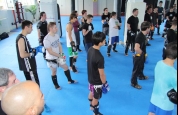 Kickboxers at Ernesto Hoost in Geneva