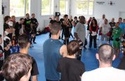 Kickboxers at Hoost seminar in Geneva