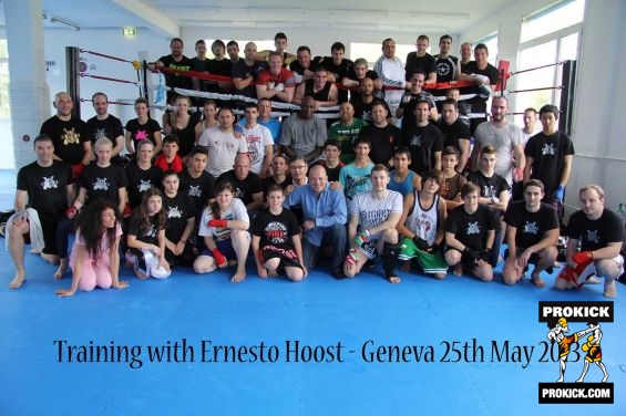 Training with Ernesto Hoost in Geneva