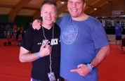 Billy Murray with Remco Pardoel in Geneva