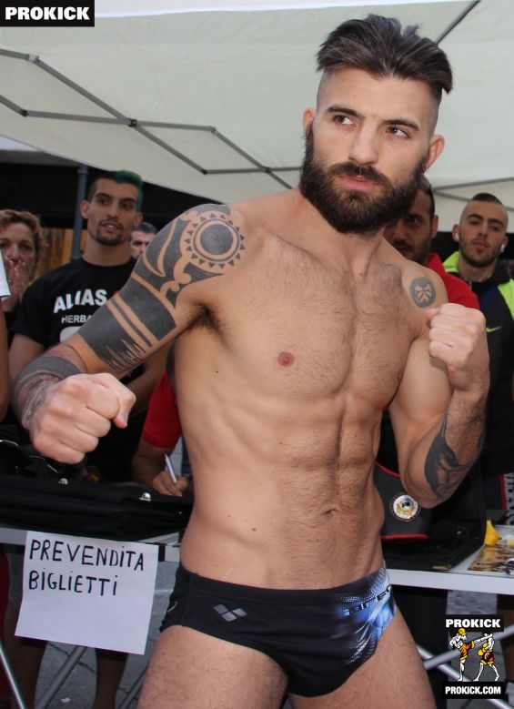 Alessandro Alias kickboxing star from Sardinia