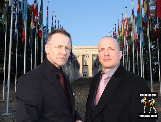 Carl and Billy The Peace Fighters at the UN Geneva