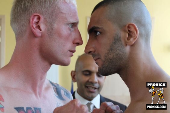 Eye-balling Darren McMullan Vs Mimoun Zahafi Paris