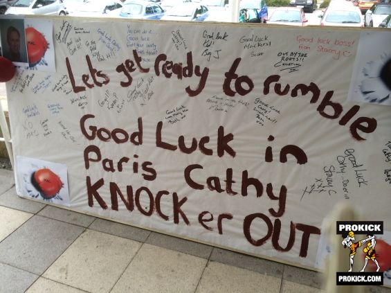 Good luck Cathy