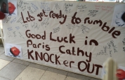 Good luck Cathy