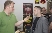 Gary Hamilton talks to news letter Nicky Fulerton at lords of the Ring Ulster hall