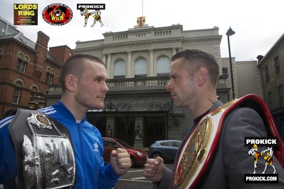 Head to head at Lords of the Ring in the Ulster hall
