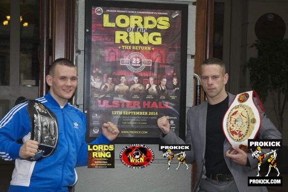 Sam and Gary want to be Lord of the Ring Ulster hall 