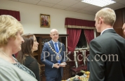 Lord Mayor Councillor Mr Philip Smith honours McMullan