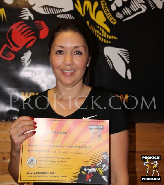 Amanda Garrett is New proKick yellow belt