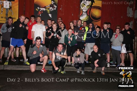 Day-2 at Billy's Bootcamp team ProKick Belfast