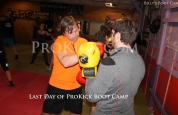 Boxing drills at Billy's Boot-Camp