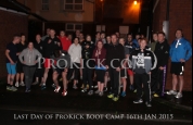 Boot Camp Team outside training at ProKick